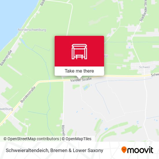 Schweieraltendeich map