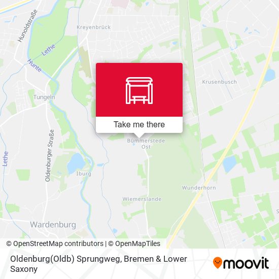 Oldenburg(Oldb) Sprungweg map