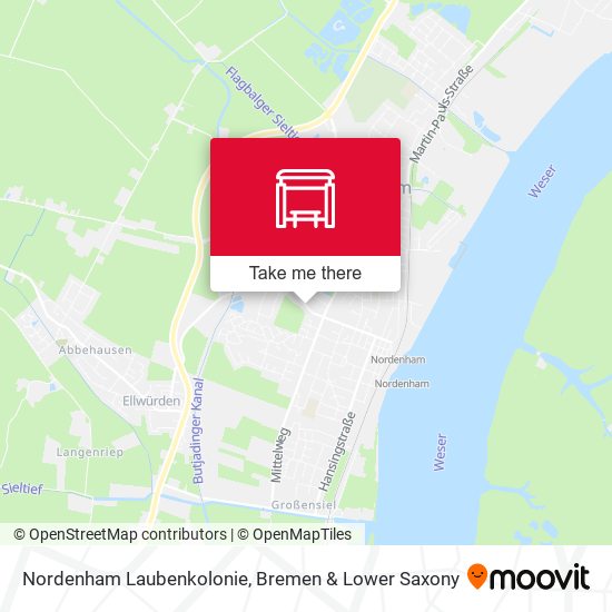 Nordenham Laubenkolonie map