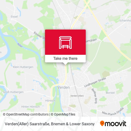Verden(Aller) Saarstraße map