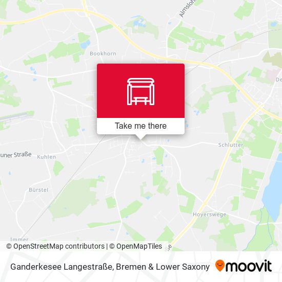 Ganderkesee Langestraße map