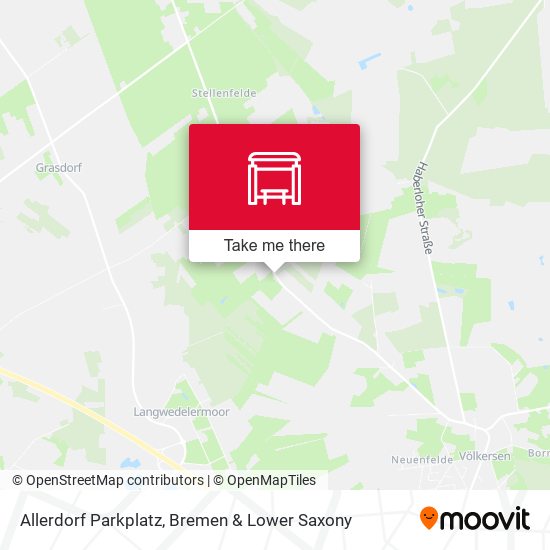 Allerdorf Parkplatz map