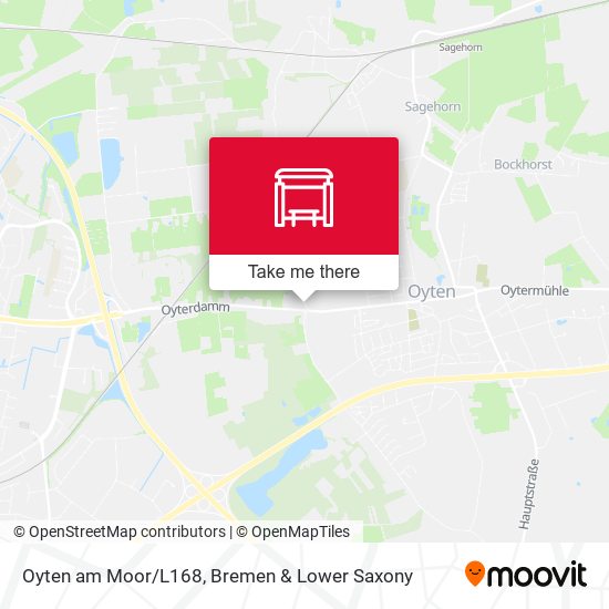 Oyten am Moor/L168 map