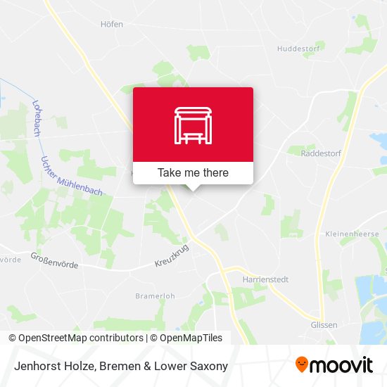 Jenhorst Holze map