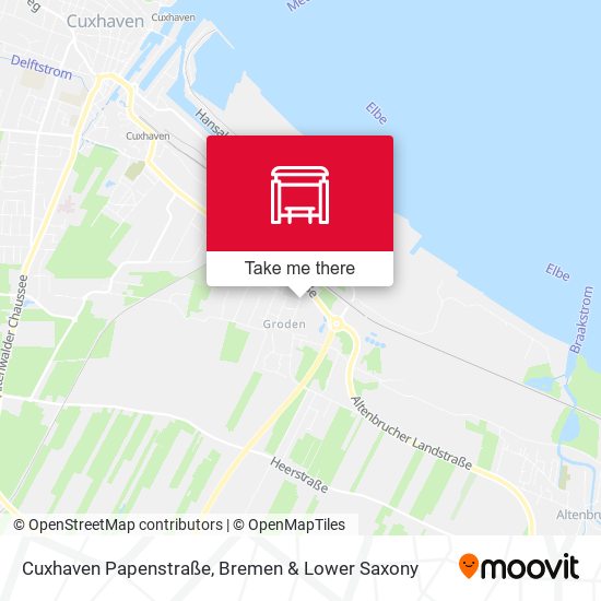 Cuxhaven Papenstraße map