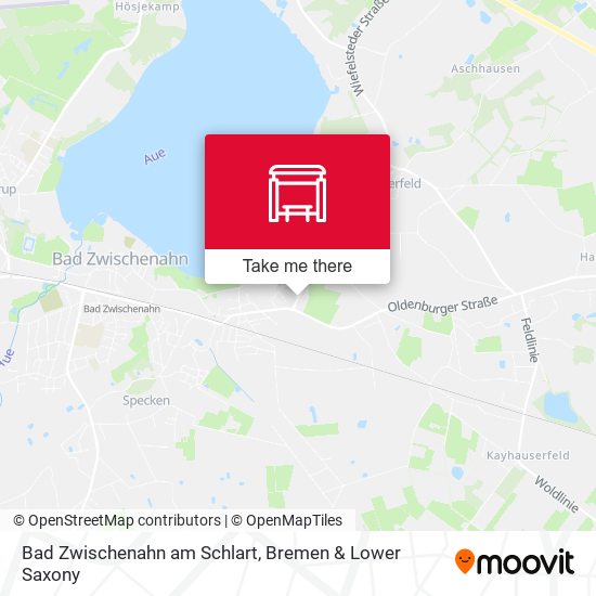 Bad Zwischenahn am Schlart map