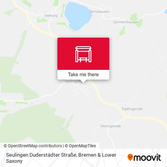 Seulingen Duderstädter Straße map