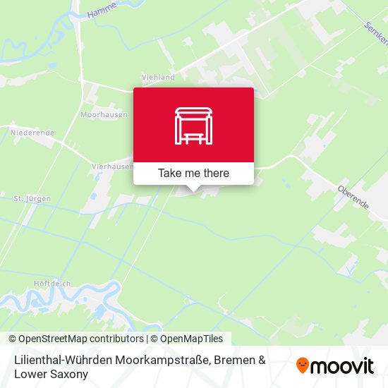Lilienthal-Wührden Moorkampstraße map