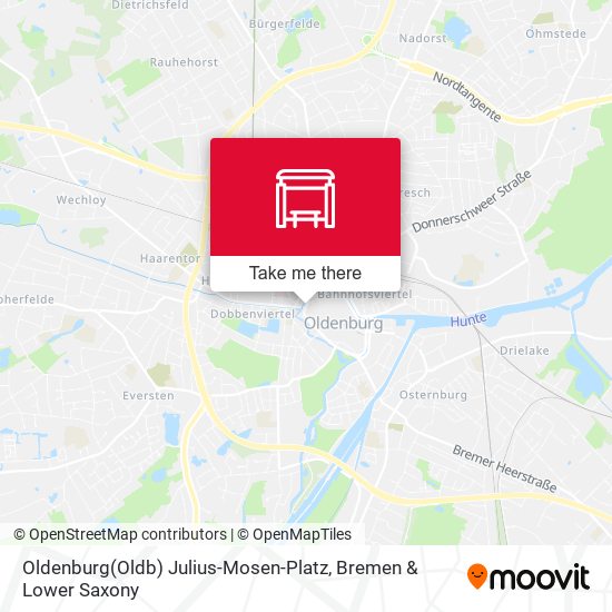 Oldenburg(Oldb) Julius-Mosen-Platz map