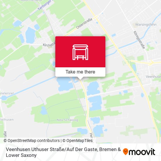 Veenhusen Uthuser Straße / Auf Der Gaste map