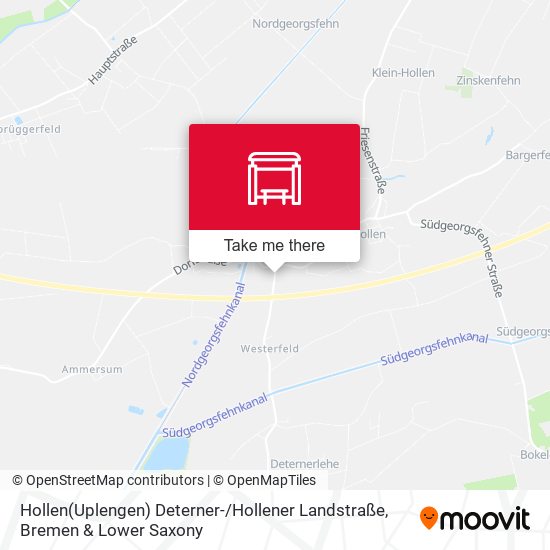 Hollen(Uplengen) Deterner- / Hollener Landstraße map