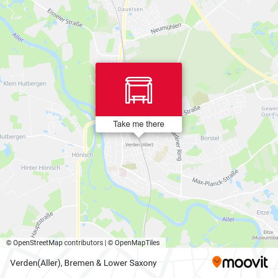 Verden(Aller) map
