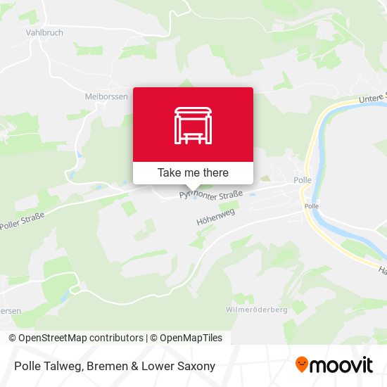 Polle Talweg map