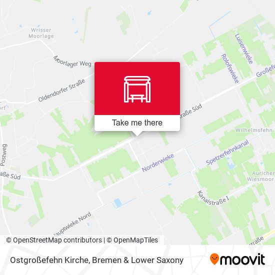 Ostgroßefehn Kirche map