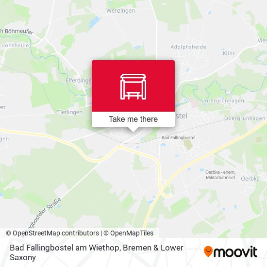 Bad Fallingbostel am Wiethop map