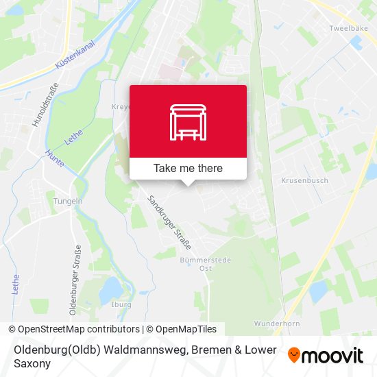 Oldenburg(Oldb) Waldmannsweg map