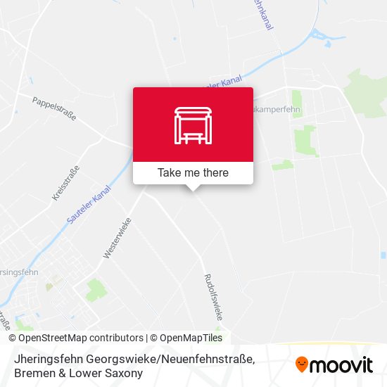 Jheringsfehn Georgswieke / Neuenfehnstraße map