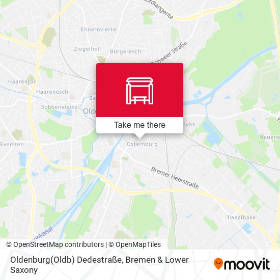 Oldenburg(Oldb) Dedestraße map