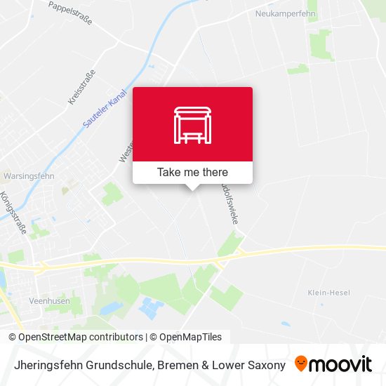 Jheringsfehn Grundschule map