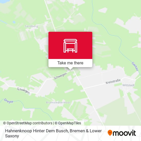 Hahnenknoop Hinter Dem Busch map