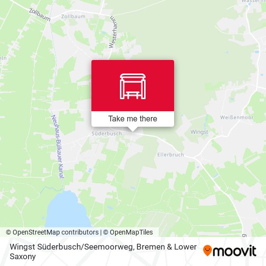 Wingst Süderbusch/Seemoorweg map