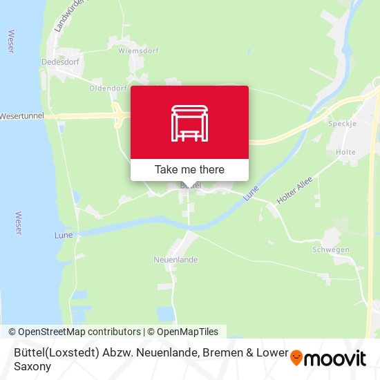 Büttel(Loxstedt) Abzw. Neuenlande map