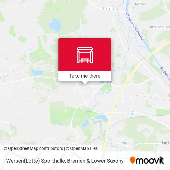 Wersen(Lotte) Sporthalle map