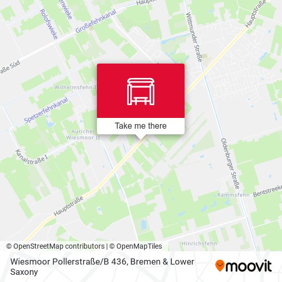 Wiesmoor Pollerstraße/B 436 map