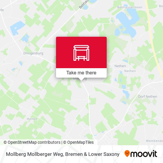 Mollberg Mollberger Weg map