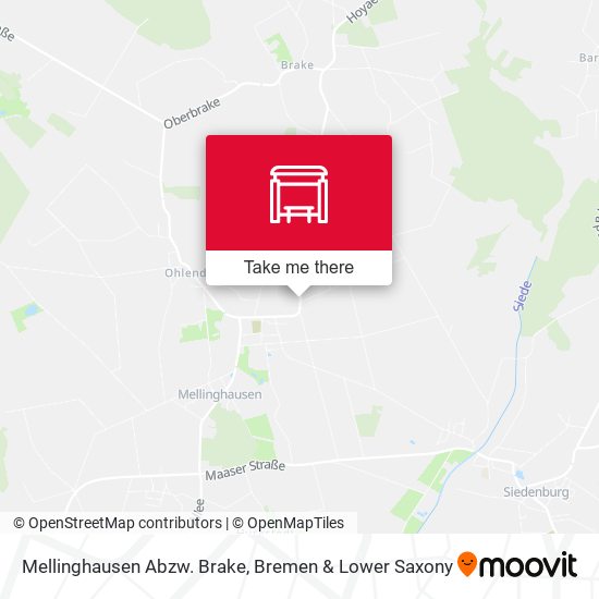Mellinghausen Abzw. Brake map