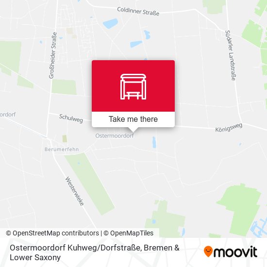 Ostermoordorf Kuhweg / Dorfstraße map