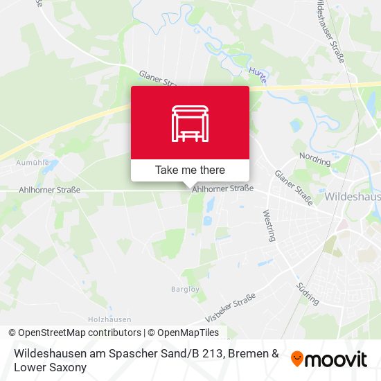 Wildeshausen am Spascher Sand / B 213 map