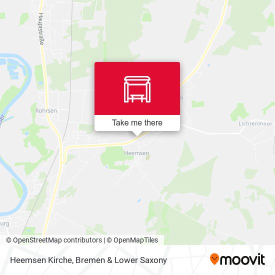 Heemsen Kirche map