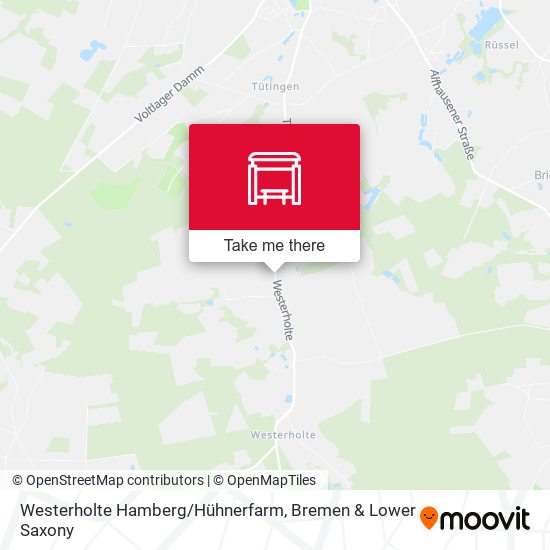 Westerholte Hamberg/Hühnerfarm map