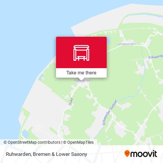 Ruhwarden map