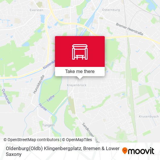 Oldenburg(Oldb) Klingenbergplatz map