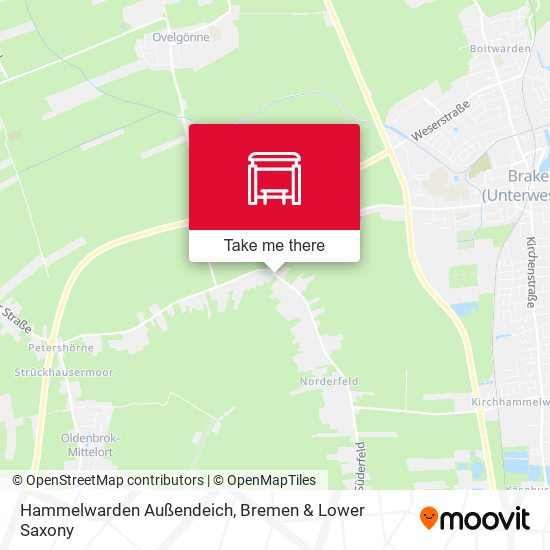 Hammelwarden Außendeich map