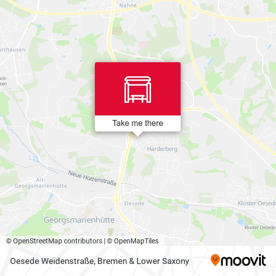 Oesede Weidenstraße map