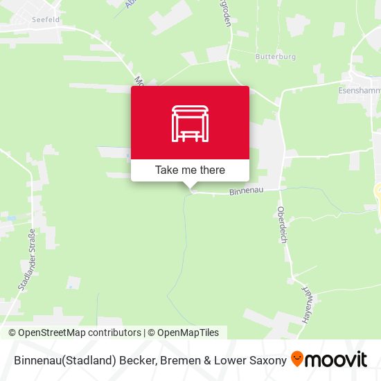 Binnenau(Stadland) Becker map