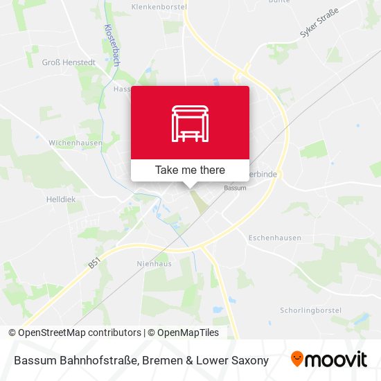 Bassum Bahnhofstraße map