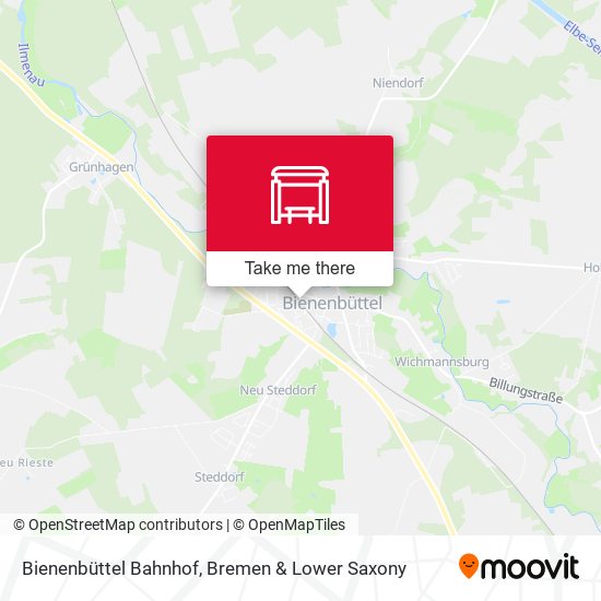 Bienenbüttel Bahnhof map