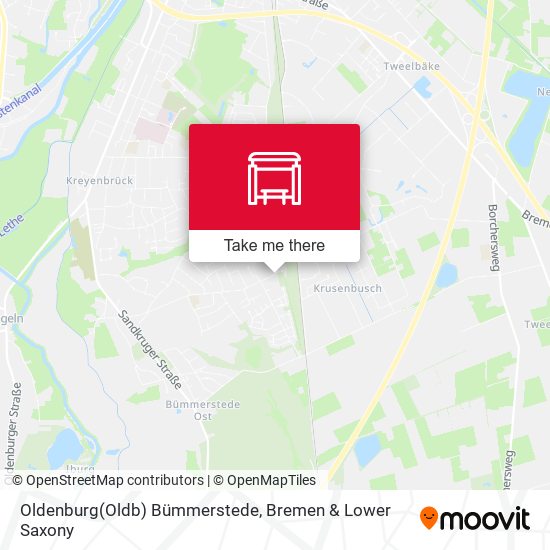 Oldenburg(Oldb) Bümmerstede map