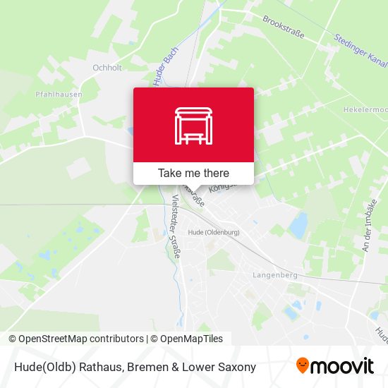 Hude(Oldb) Rathaus map