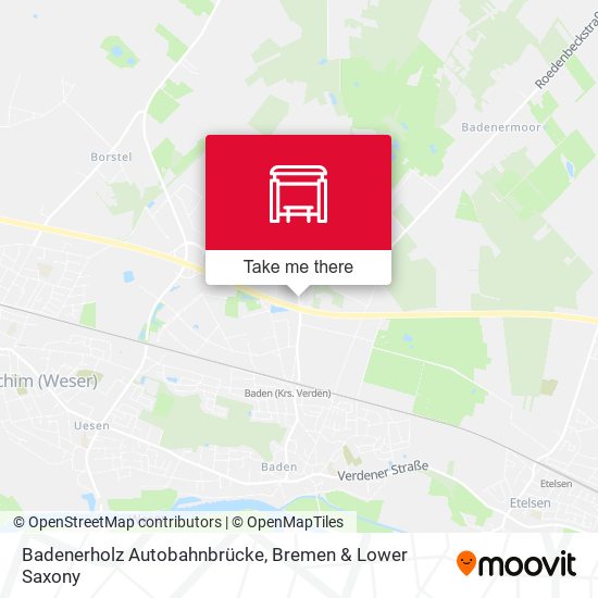 Badenerholz Autobahnbrücke map