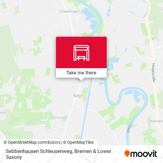 Sebbenhausen Schleusenweg map