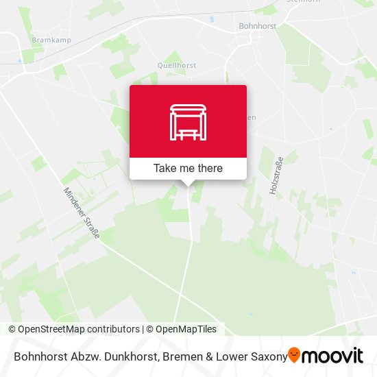 Bohnhorst Abzw. Dunkhorst map