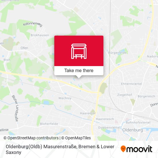 Oldenburg(Oldb) Masurenstraße map