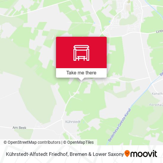 Kührstedt-Alfstedt Friedhof map