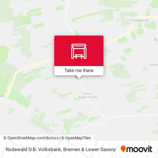 Rodewald O.B. Volksbank map
