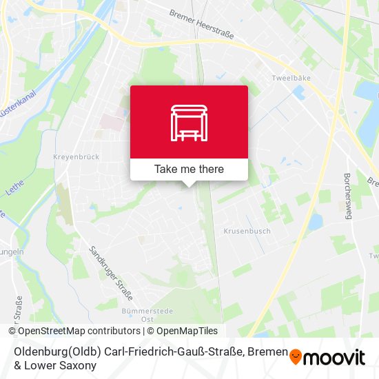 Oldenburg(Oldb) Carl-Friedrich-Gauß-Straße map